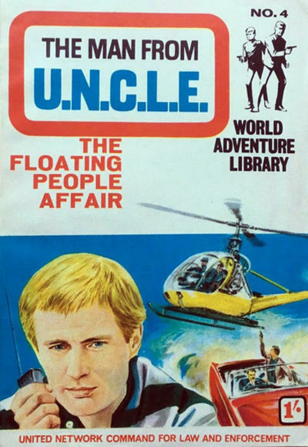 Man from UNCLE World Adventure Library #4 comic cover