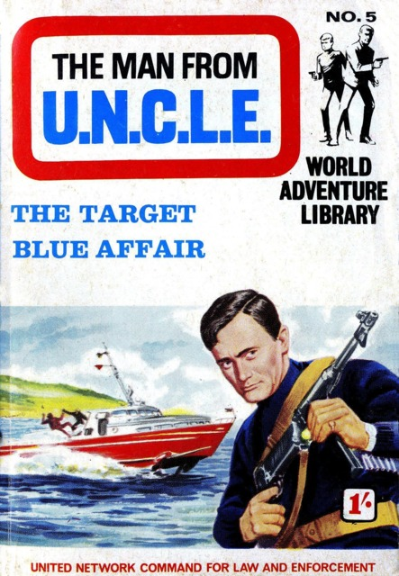 Man from UNCLE World Adventure Library #5 comic cover