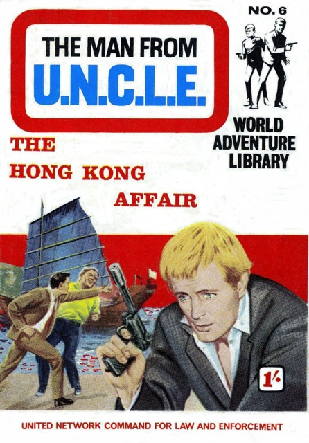 Man from UNCLE World Adventure Library #6 comic cover