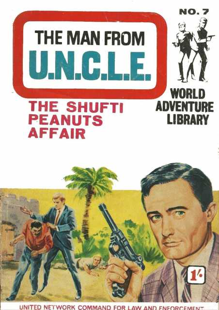 Man from UNCLE World Adventure Library #7 comic cover