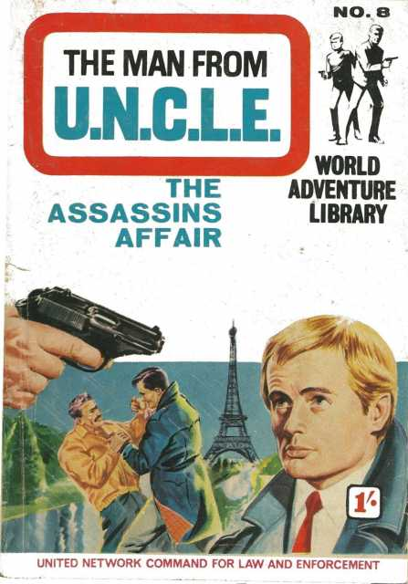 Man from UNCLE World Adventure Library #8 comic cover
