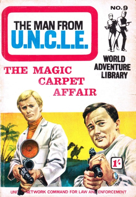 Man from UNCLE World Adventure Library #9 comic cover
