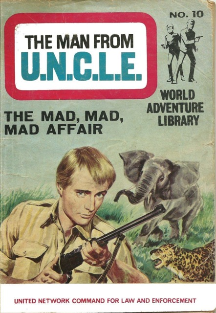 Man from UNCLE World Adventure Library #10 comic cover