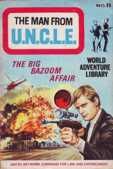 Man from UNCLE World Adventure Library #11 comic cover