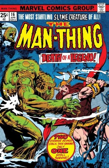 Man Thing #16 comic cover