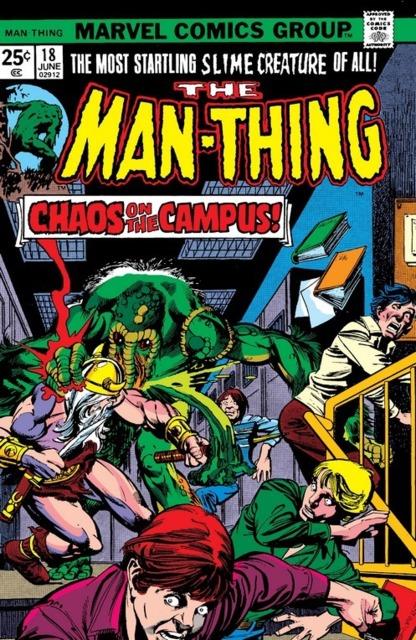 Man Thing #18 comic cover