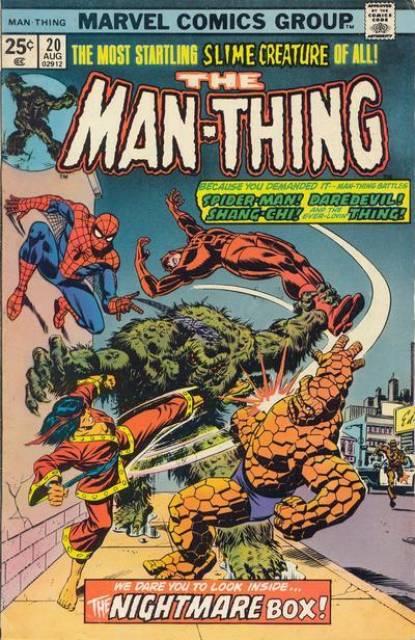 Man Thing #20 comic cover