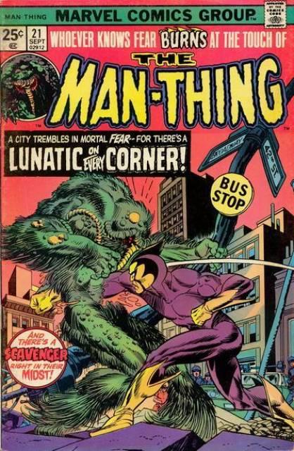 Man Thing #21 comic cover
