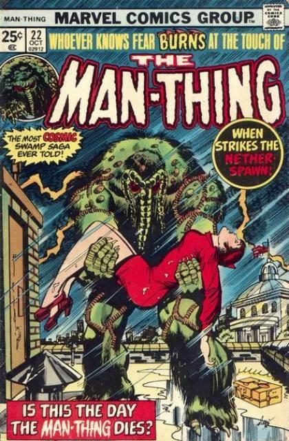 Man Thing #22 comic cover