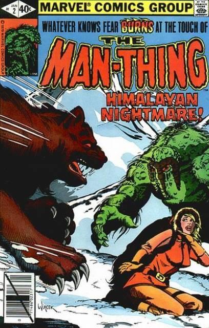 Man Thing Vol 2 #2 comic cover