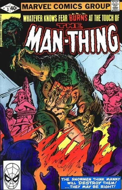 Man Thing Vol 2 #3 comic cover