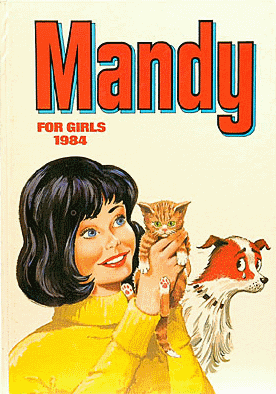 Mandy For Girls Annual 1984 comic cover