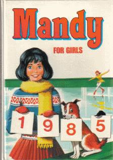 Mandy For Girls Annual 1985 comic cover