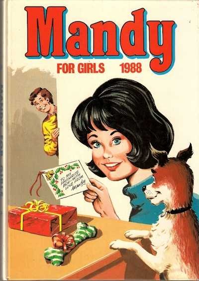 Mandy For Girls Annual 1988 comic cover