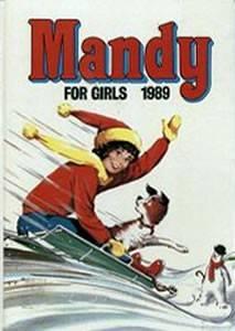 Mandy For Girls Annual 1989 comic cover