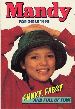 Mandy For Girls Annual 1995 comic cover