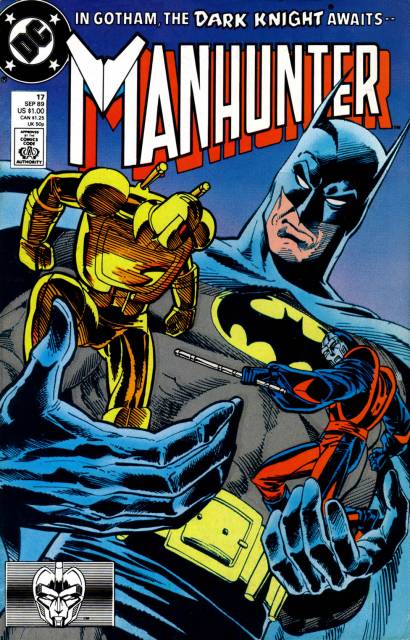 Manhunter Vol 1 #17 comic cover