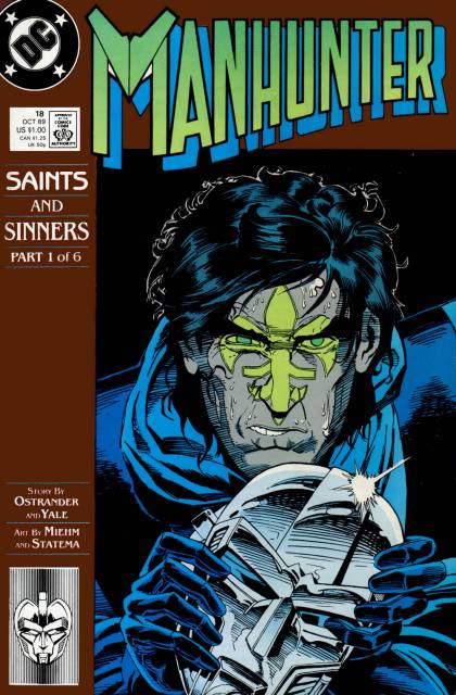 Manhunter Vol 1 #18 comic cover