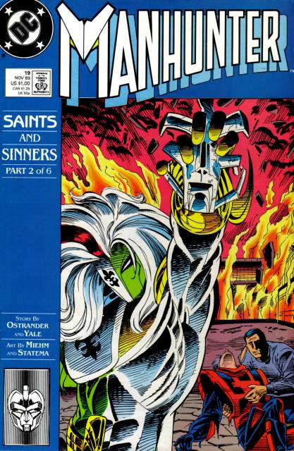 Manhunter Vol 1 #19 comic cover