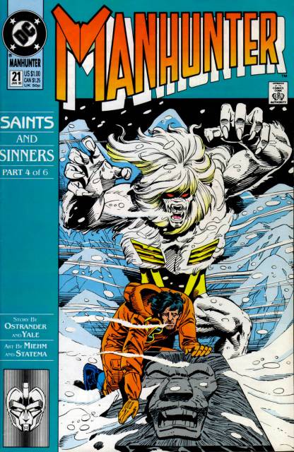 Manhunter Vol 1 #21 comic cover