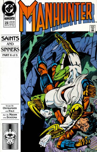 Manhunter Vol 1 #23 comic cover