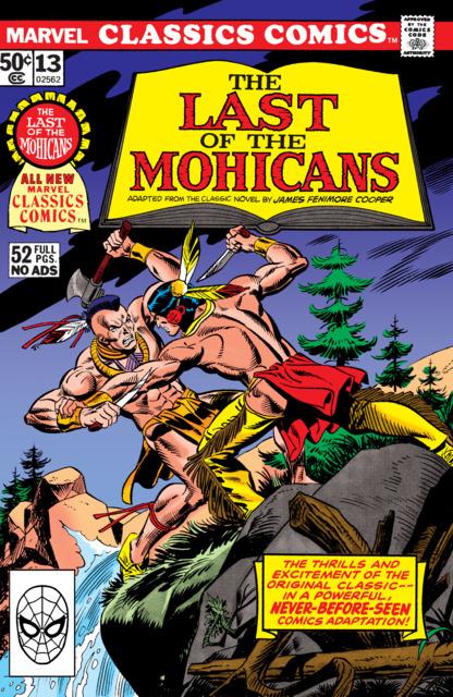 Marvel Classics Comics #13 comic cover