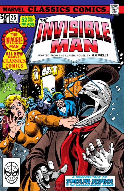 Marvel Classics Comics #25 comic cover