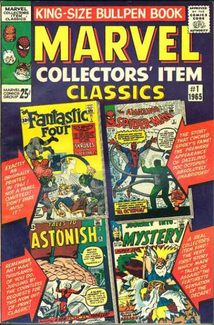 Marvel Collectors Item Classics #1 comic cover