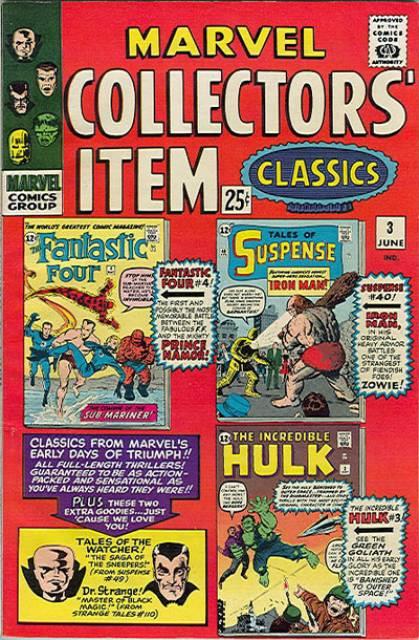 Marvel Collectors Item Classics #3 comic cover
