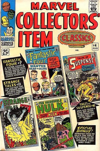 Marvel Collectors Item Classics #4 comic cover