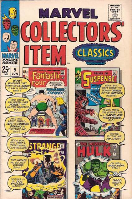 Marvel Collectors Item Classics #9 comic cover