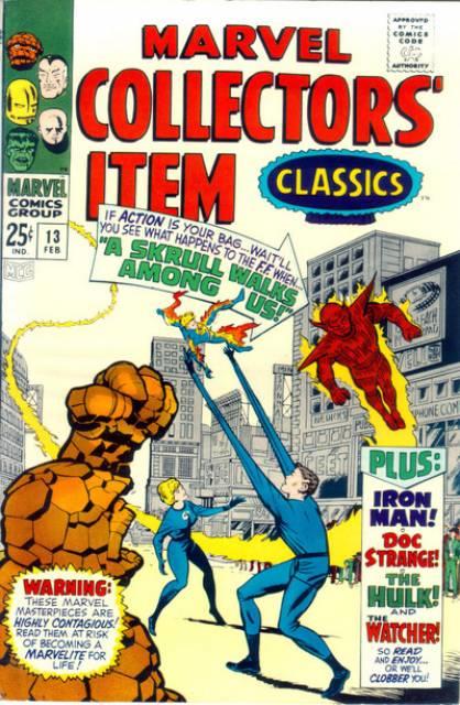 Marvel Collectors Item Classics #13 comic cover