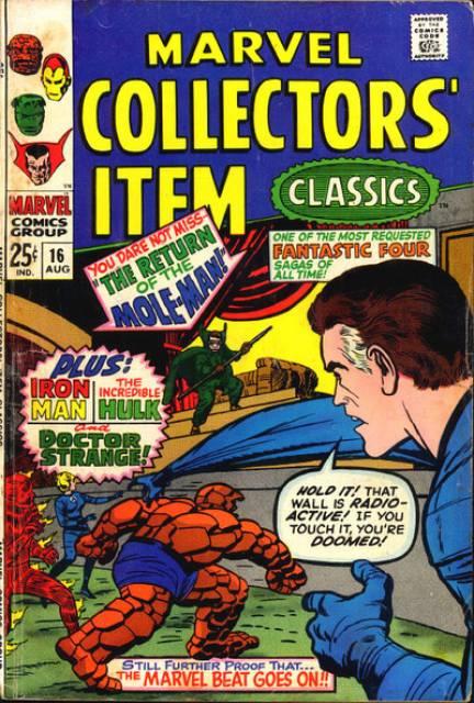 Marvel Collectors Item Classics #16 comic cover
