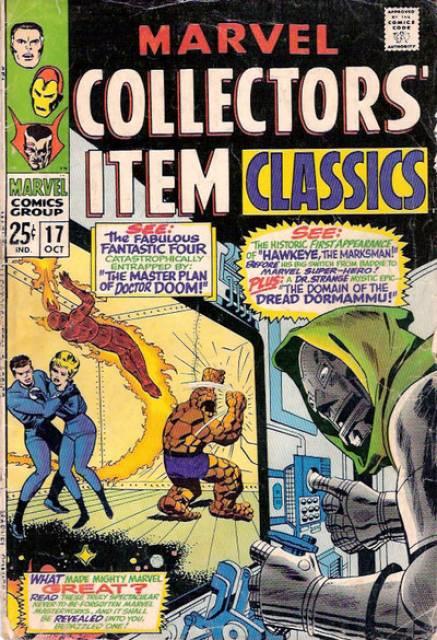 Marvel Collectors Item Classics #17 comic cover
