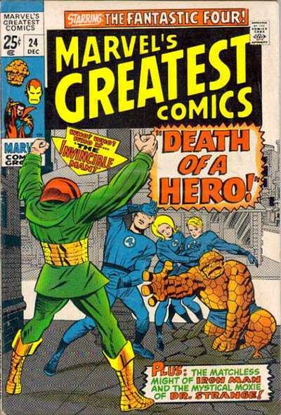 Marvels Greatest Comics #24 comic cover