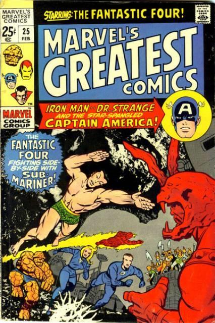 Marvels Greatest Comics #25 comic cover