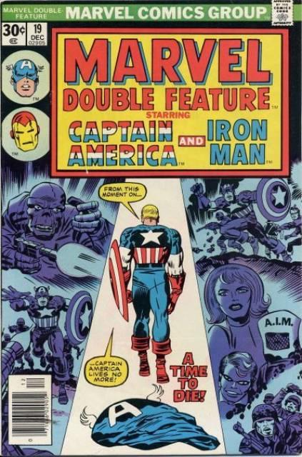 Marvel Double Feature #19 comic cover