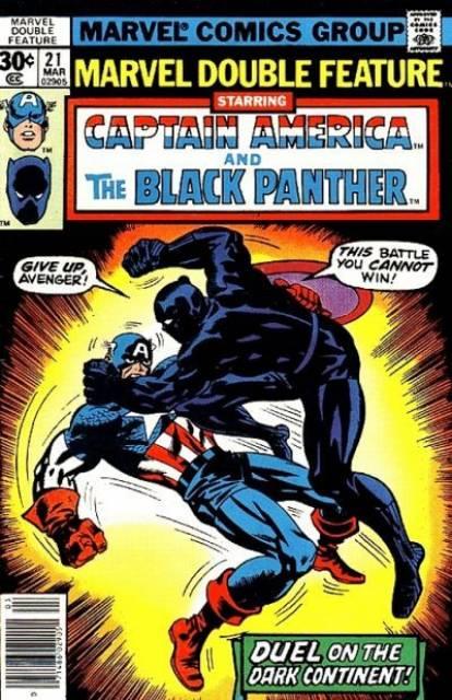 Marvel Double Feature #21 comic cover