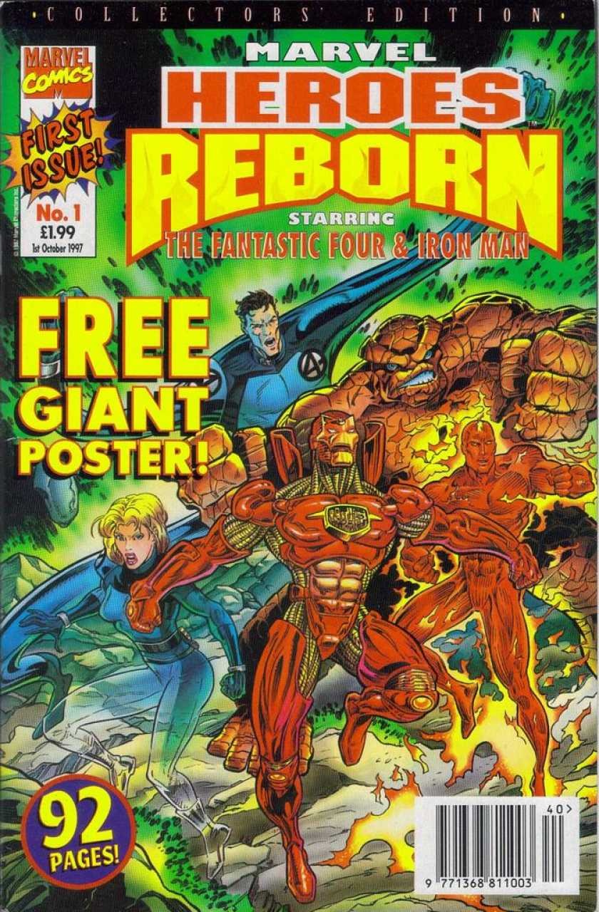 Marvel Heroes Reborn #1 comic cover