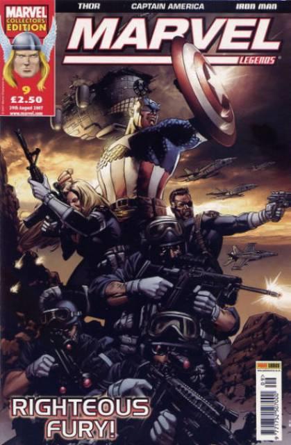 Marvel Legends #9 comic cover