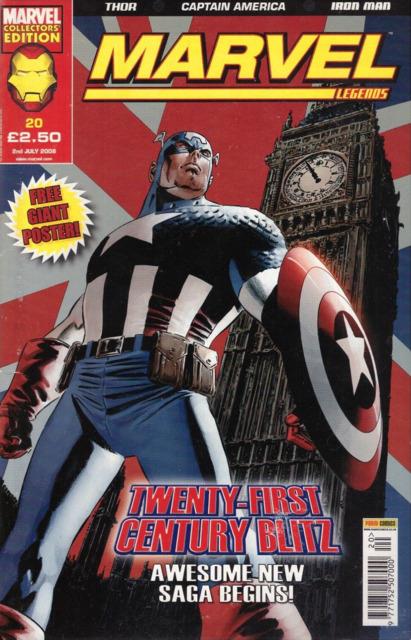 Marvel Legends #20 comic cover