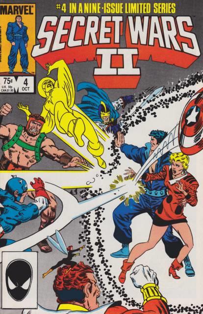 Secret Wars #4 comic cover