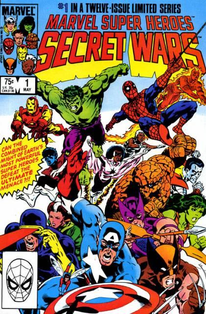 Marvel Super Heroes Secret Wars #1 comic cover