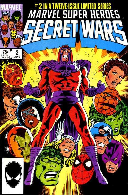 Marvel Super Heroes Secret Wars #2 comic cover