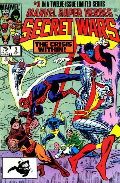 Marvel Super Heroes Secret Wars #3 comic cover