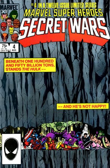 Marvel Super Heroes Secret Wars #4 comic cover