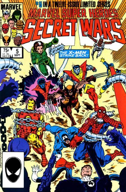 Marvel Super Heroes Secret Wars #5 comic cover