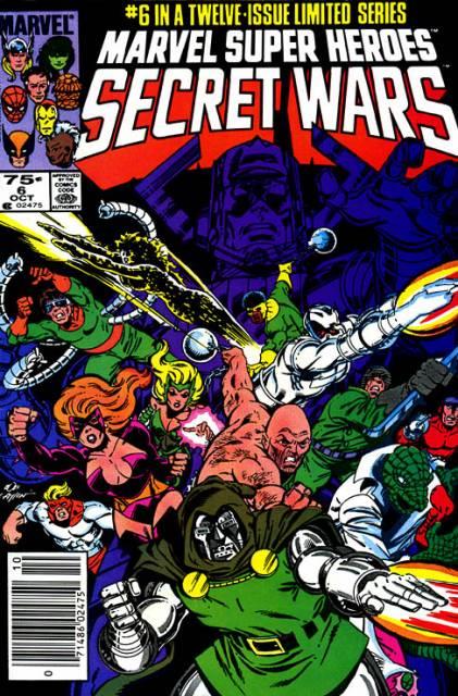 Marvel Super Heroes Secret Wars #6 comic cover