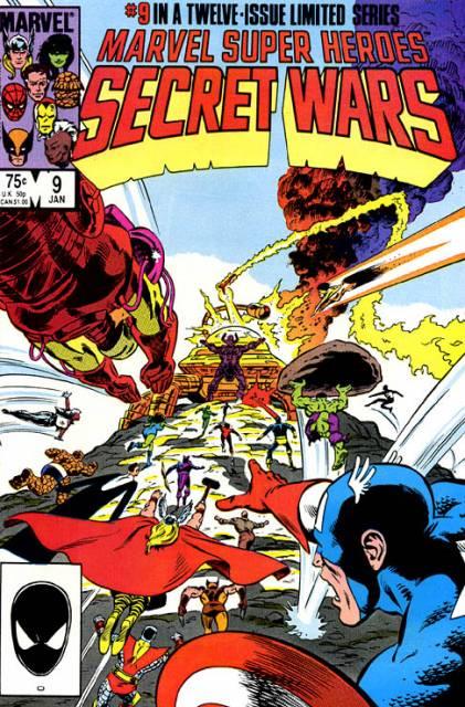 Marvel Super Heroes Secret Wars #9 comic cover