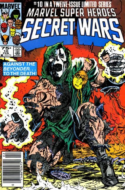 Marvel Super Heroes Secret Wars #10 comic cover